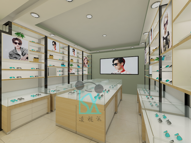 30平米左右眼镜店装修效果图 康泰眼镜