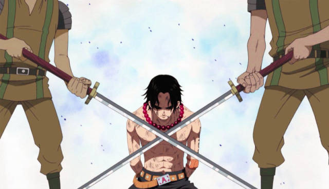 海贼王881集艾斯倒地重现假如卡普当年出手尾田爷爷会死