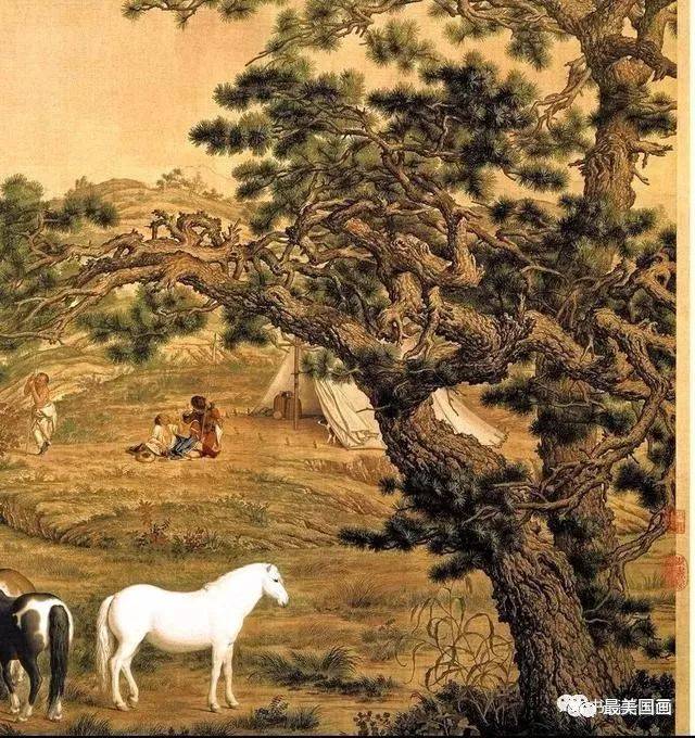 中国絵画　 清国の国師絵家　名家　清時代　郎世寧（最作)百駿図　国画巻き絵 71ATylHpCeL._UF350,350_QL80_.jpg
