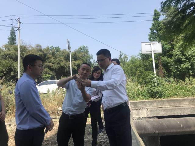 崇州市市委常委,组织部部长余家洪督导千功堰河湖长制工作