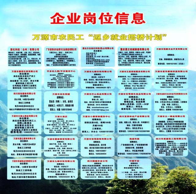 万源招聘求职