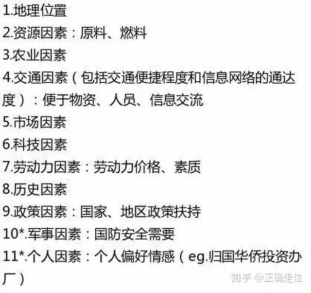 高中地理答题模板全汇总!包含必修+选修各板块