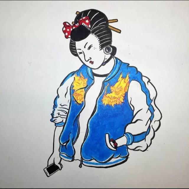 一起和流行了几百年的《神奈川冲浪里》浪起来吧! 注意