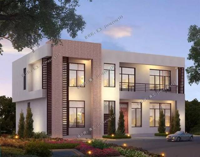 8款现代风二层农村别墅,每款都是精品,对不起,图纸出的太晚了