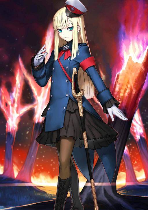 fgo司马懿全卡面赏析仲达身着黑丝制服诸葛村夫给的女装挺合身