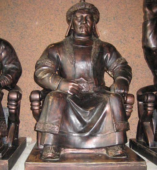 其中二儿子察合台分到的领域相当于原古儿罕们统治下的喀喇契丹国一带