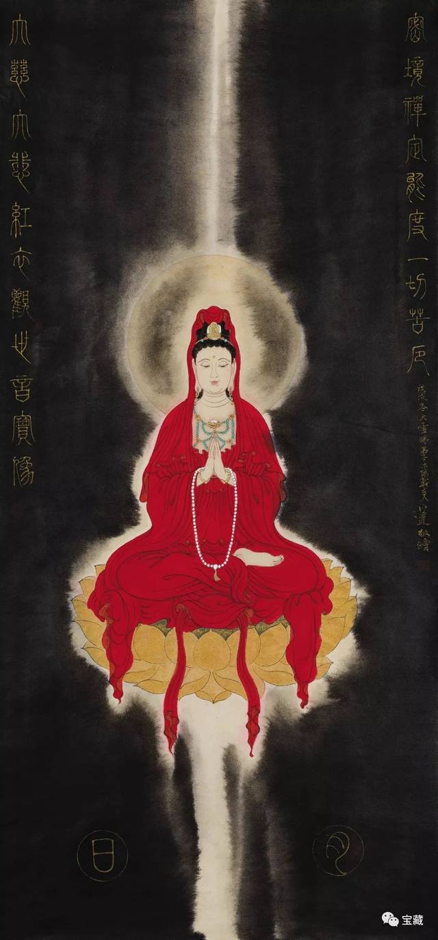 现场·视频 | 秉烛夜游,观画谈艺 "画语道缘:余宏达观音艺术展"亮相