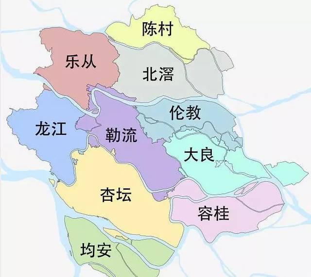 广州顺德地图全图大图图片