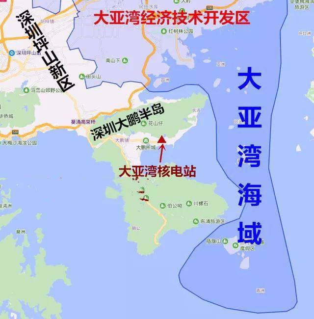 大亚湾地图全图图片