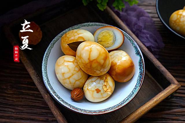 原创今日立夏,早餐别忘煮立夏蛋,好看又香,吃了蛋,热天不疰夏