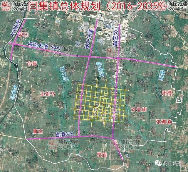 商丘市睢阳区闫集镇总体规划(2016-2035)