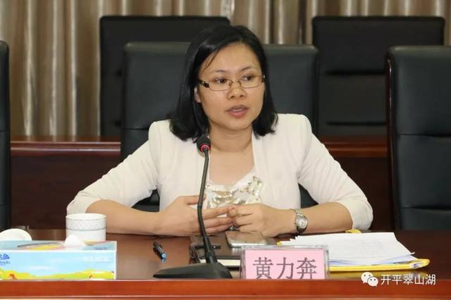 开平市副市长黄力奔就教育发展工作致辞