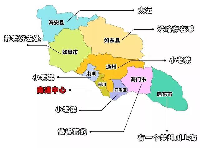 南通市行政区划图2020图片