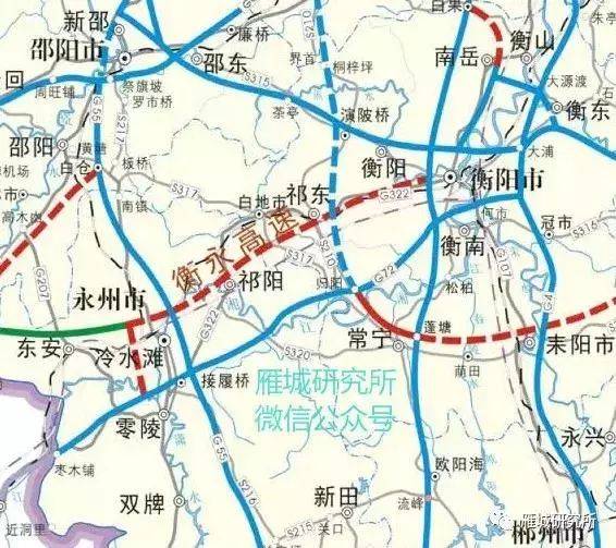 详细线路已出总投资近129亿衡阳至永州高速公路公布中标候选人年内