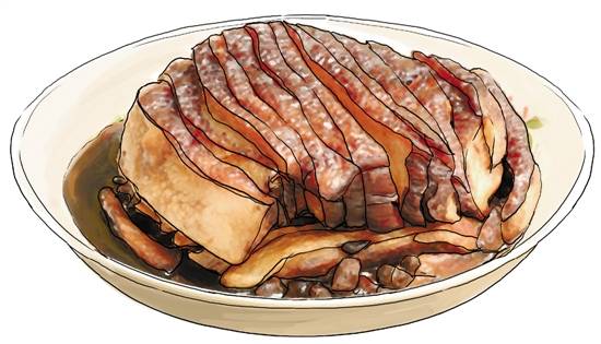 槿叶客家梅菜扣肉的传说