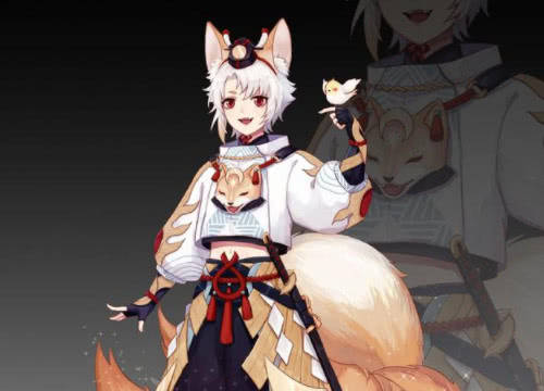 第一个遗憾未能实装的皮肤是白藏主-逐日吞月,大幅度提高了小白的萌点