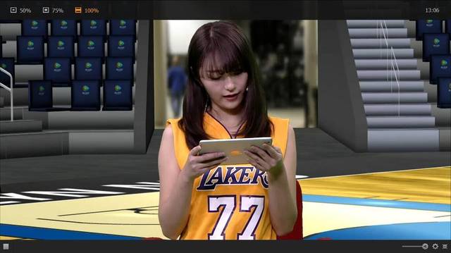 腾讯NBA杰士邦女主角图片