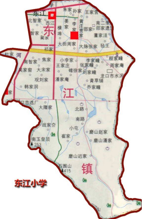 龙口市黄县地图图片