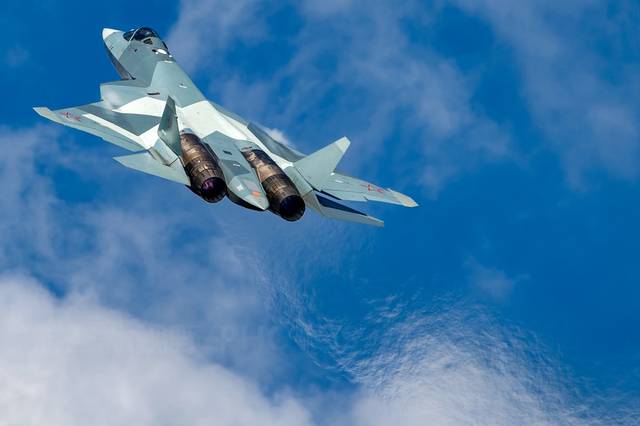 原创俄制第五代战斗机苏-57高清图集 外形现代 喜欢的人却不多