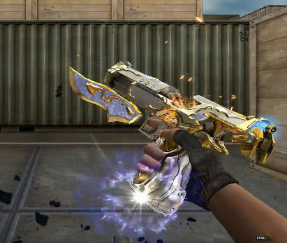 cf:4把炫金武器对比,黑龙是最丑,雷神是最帅,而它玩家都不想要!