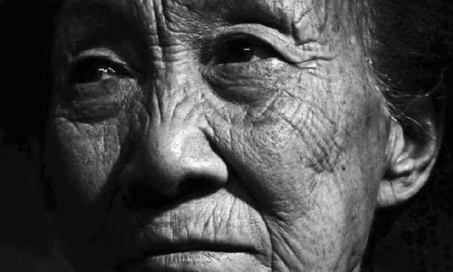 母亲我不忍看见您双鬓的白发,和眼角的皱纹!