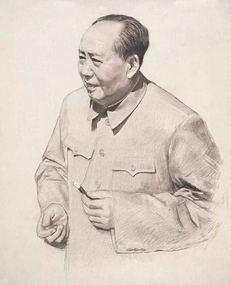被遗忘的人物画大家，他画毛主席不比刘文西差！_搜狐网