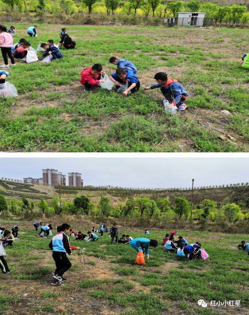 追寻红色记忆 传承红军精神—陕西延安桥儿沟深桥红军小学"挖野菜"