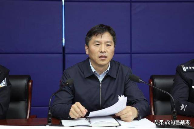 咸阳市禁毒委副主任,禁毒办主任,公安局党委委员,副局长张卫毅莅临