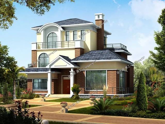 10款带烟囱的农村别墅,乡村不美,你还敢说?