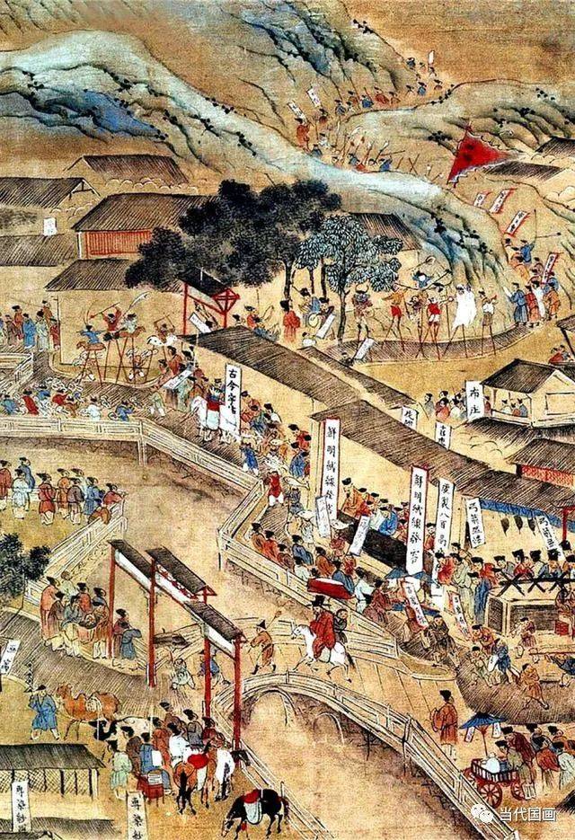 明代仇英绘画南都繁会景物图卷