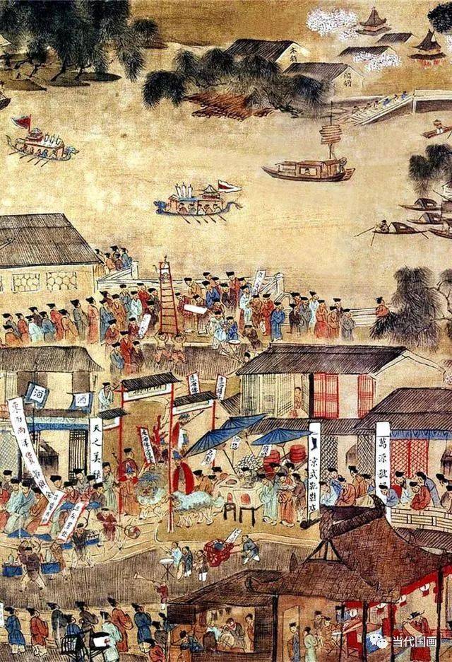 明代仇英绘画南都繁会景物图卷