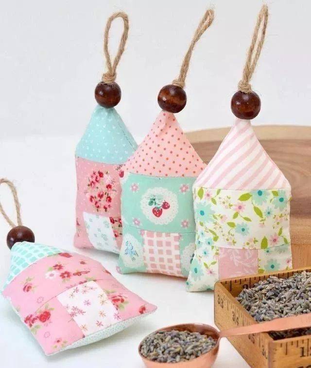 布艺| 花花绿绿小布头,能做出这么漂亮的小萌物!