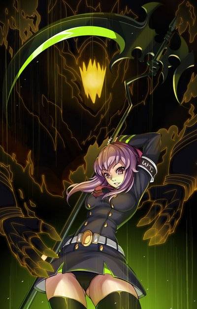 盘点动漫中十位手持镰刀的女角色美女死神来收命我放弃抵抗