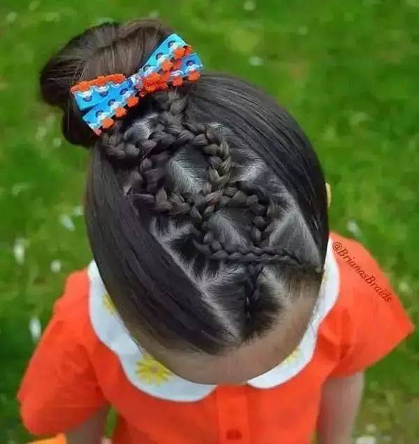 (六一必备)小女孩编发发型大全,头顶都能编出花儿!