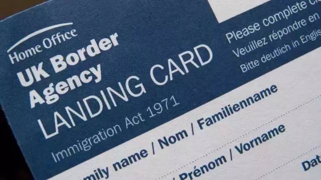 拜拜landingcard入境英国再也不用填写入境卡啦