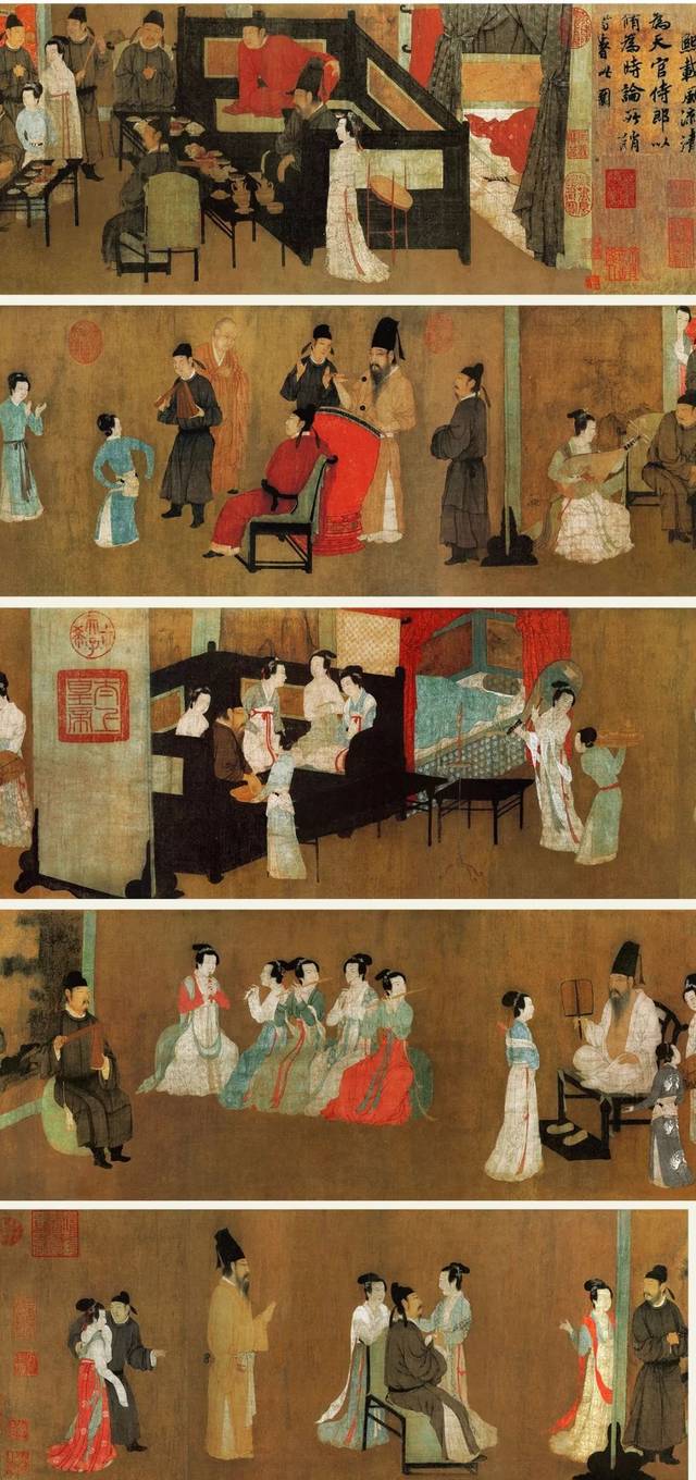 一张图看懂《韩熙载夜宴图》_搜狐网