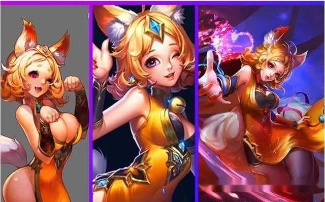 王者荣耀:五个女英雄改版前原画,都有一个很明显的特点
