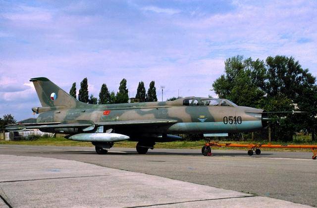 捷克空军的苏-7u双座战斗教练型