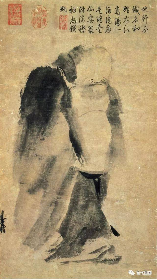 時代物　中国古画 看看宋代疯子画家的《六祖撕经图》和泼墨与禅意等作品赏析_搜狐网