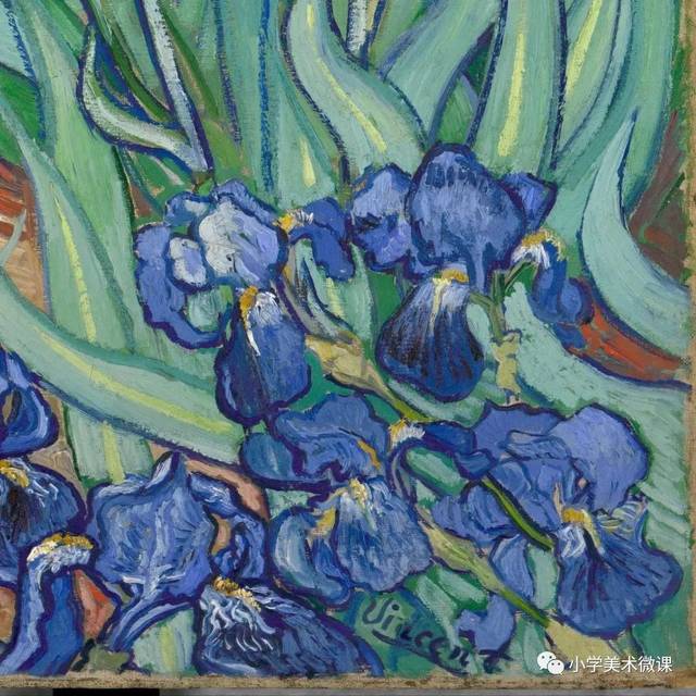 292//【给孩子上的艺术鉴赏课】梵高《鸢yuān尾花》