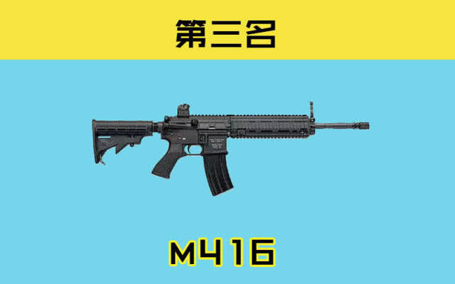 絕地求生:最強步槍排行榜,m416成雞肋,新手道具變吃雞神器