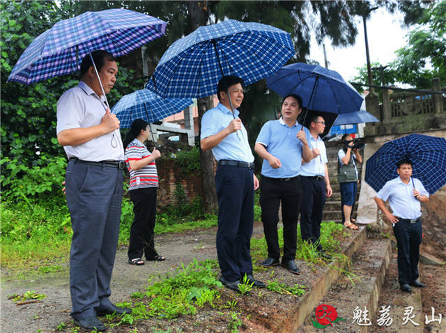 刘钦调研指导钦江流域灵山段水环境综合治理和防汛工作