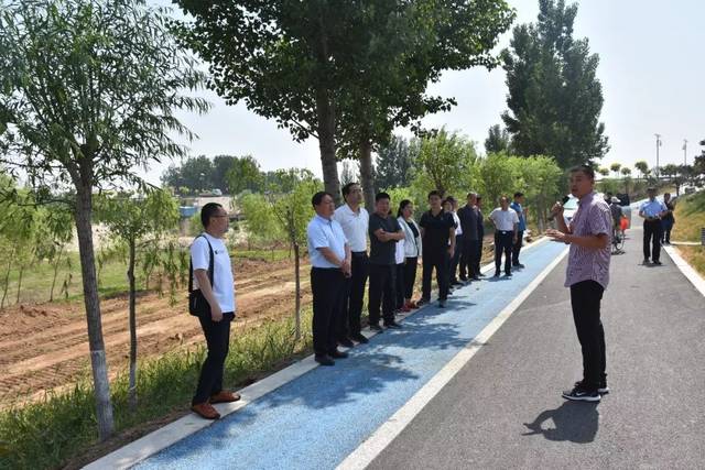 昌乐县五图街道学访团来我镇开展学习交流活动