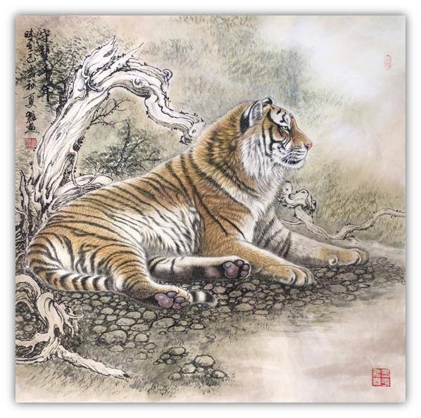 卧虎堂前展奇绘 师法造化醉写实——记著名画家吕维超