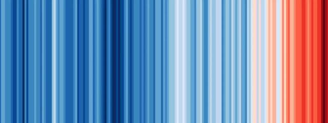 一款与气候变化相关的渐变条纹正在流行