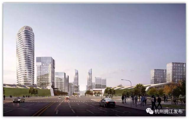 桐庐高铁站将建一座新城!医院,学校,步行街……效果图出炉!