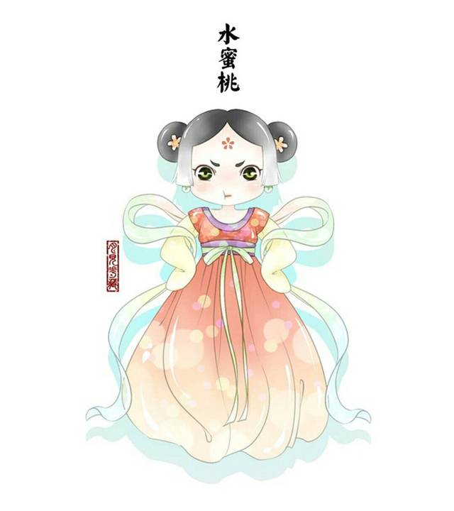 原创万物皆可拟人!当水果遇上汉服,美爆了!