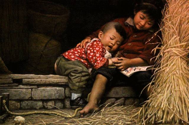 油画里刻骨的乡愁，看了想哭的人都有美丽的童年_搜狐网