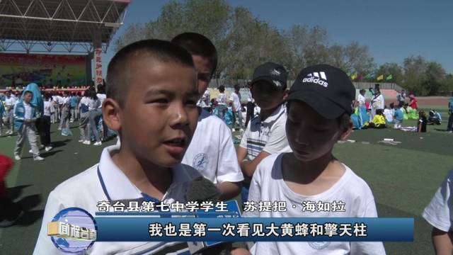 5月30日,奇台县第七中学举办"青春心向党 建功新时代"第八届校园文化