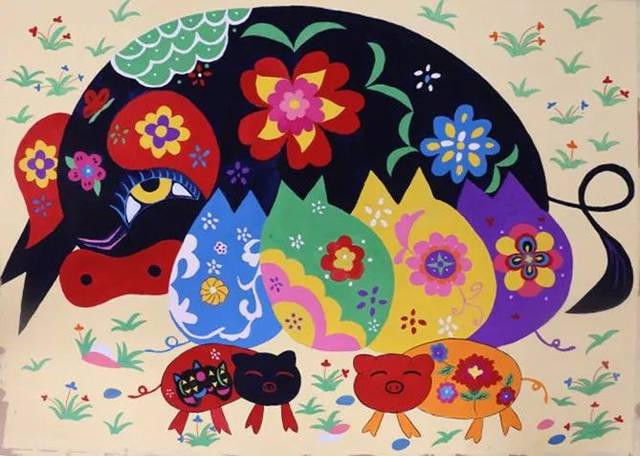 【名家推介】青州农民画画师——王倩作品欣赏_手机搜狐网